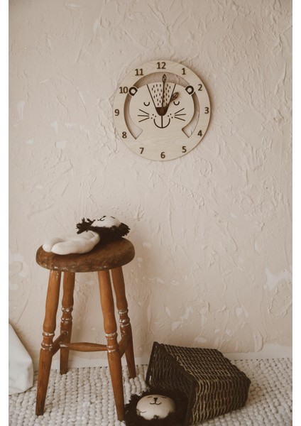 Bebek Çocuk Odası Ahşap Duvar Saati indirimleri