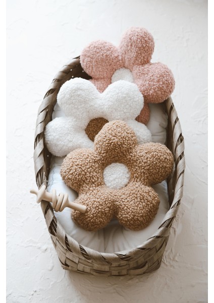 Teddy Beyaz Papatya Yastık fırsatları