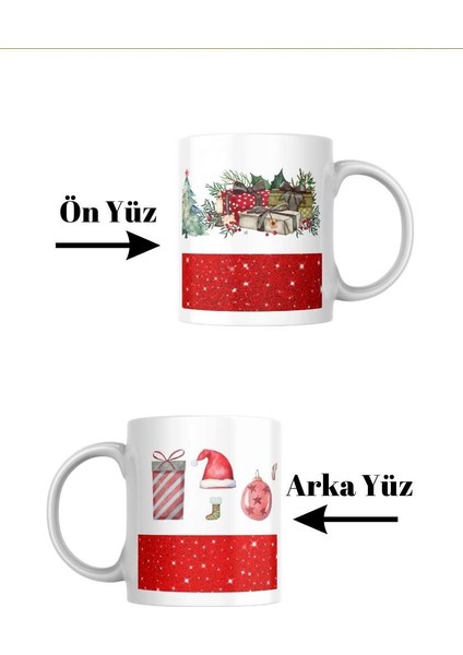 Kupa Bardak, Yıl Başı, Yeni Yıl, 2025, Kişiye Özel, Porselen Kupa, Hediyelik Kupa, Baskılı Kupa