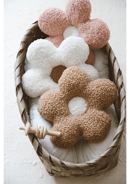 Teddy Kahve Papatya Yastık indirimleri