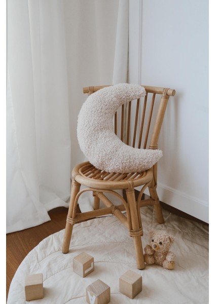 Teddy Beyaz Ay Yastık