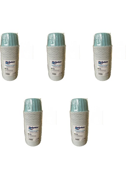 Muffin Kağıt Karton Pastel Mavi Cupcake Kek Kalıbı - 50 Adetlik 5 Paket