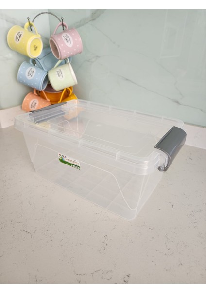 Elit Kilitli Dikdörtgen Saklama Kutusu 5.5 Lt. fırsatları