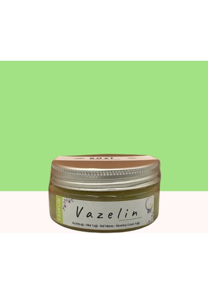 Doğal Vazelin | Zeytinyağı-Hint Yağı- Bal Mumu- Menekşe Esans Yağı | Haven Herbs & Blends