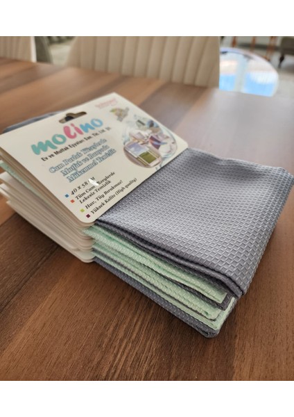 Mikrofiber 40X58CM 2 Adet Sihirli Bez Ayna, Tv, Cam Mutfak Banyo Bezi