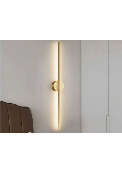 Gold LED Aplik Tekli Duvar Apliği Salon Koridor Otel Restoran Dekoratif Aplikler fiyatları