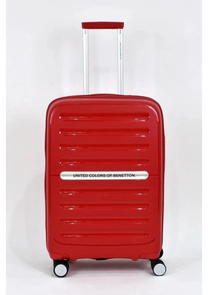 United Colors Of 14BNT1000-03-KR Valiz 60 cm Kırmızı Kabin Boy