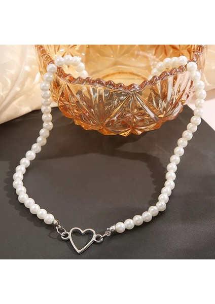 Incili Kalp Choker Kolye fiyatları