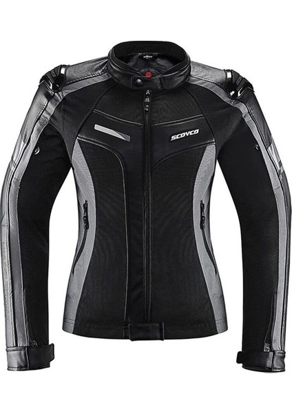 JK152W 4 Mevsim Kadın Motosiklet Montu Gri fiyatları