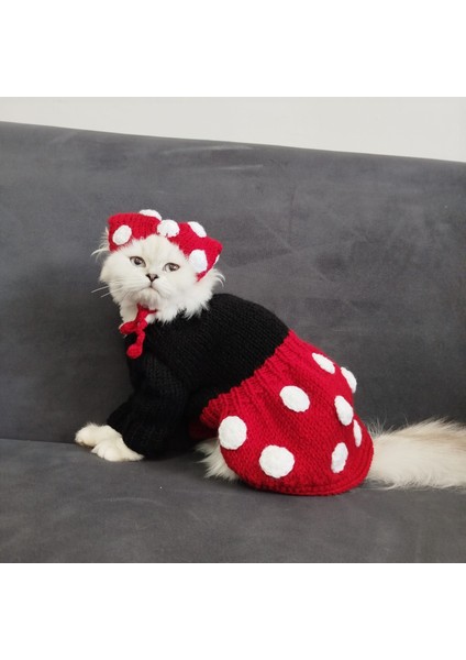 Kedi Köpek için Minnie Mouse Kostümü