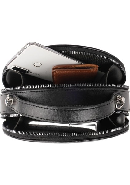 2 Gözlü Şık Çapraz Kadın El ve Omuz Çantası Siyah fırsatları