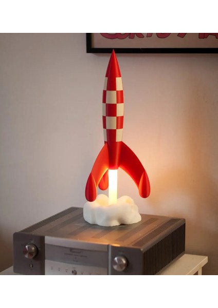 Ay Roketi LED Lamba Şık Tasarım