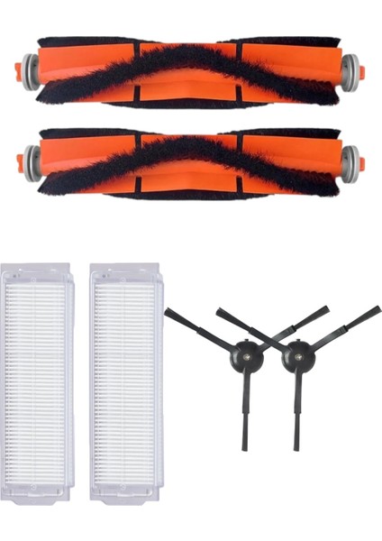 Xiaomi Vacuum Mop 2 Pro (MJST1SHW) Robot Süpürge Uyumlu 6'lı Yedek Parça Seti