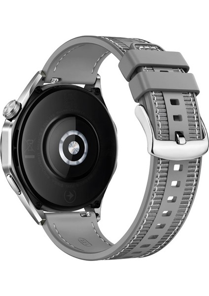 Huawei Watch Gt Sport Active Classic ile Uyumlu Kumaş Görünüm Silikon Kordon Kayış - FC910