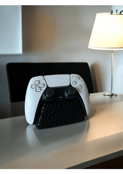 Ps5 Voronoi Desenli Gamepad Standı - Ps5 Kol Tutacağı, Ps5 Joystick Standı