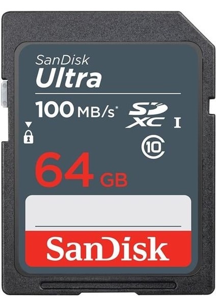 Sandısk 64GB Ultra SDSDUNR-064G-GN3IN Sdhc Hafıza Kartı