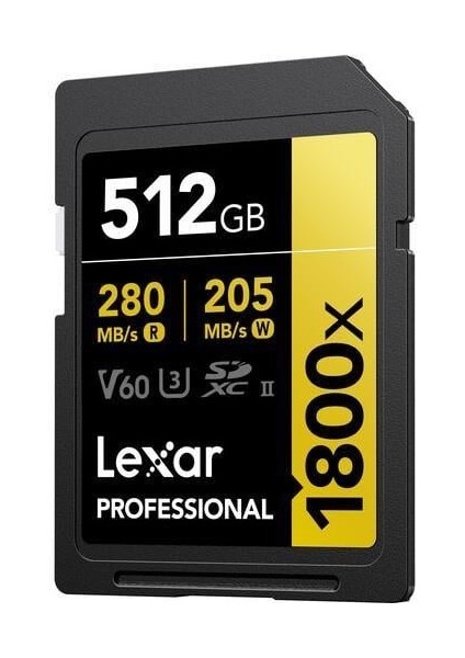 512GB Professıonal 1800X LSD1800512G-BNNNG Sdhc Hafıza Kartı
