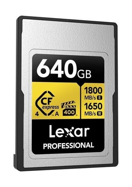 640GB Professıonal Gold LCAGOLD640G- Rneng Cfexpress 4.0 Type-A Kart