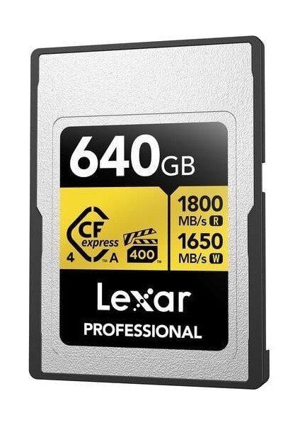 640GB Professıonal Gold LCAGOLD640G- Rneng Cfexpress 4.0 Type-A Kart