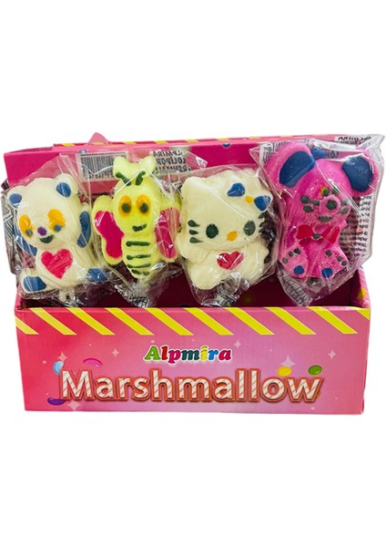 Marshmallow Lolipop 50 gr 16 Adet