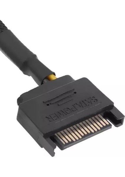 Sata Fan Power Kablosu 3 Port Y Pin Pwm Çoklayıcı Splitter Fan Kablosu