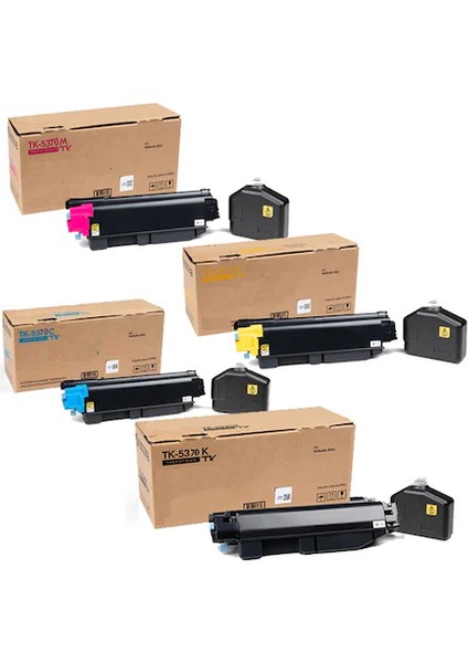 Kyocera TK-5370 / Kyocera Ecosys MA3500CIX 4 Renk Cmyk Toner Seti