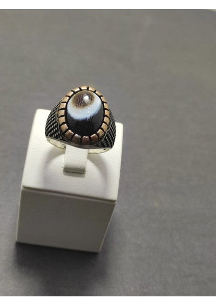 Akik Taşlı 925 Ayar Gümüş Yüzük 25 mm Ölçüsünde Erkek Gümüş Yüzüğü modelleri