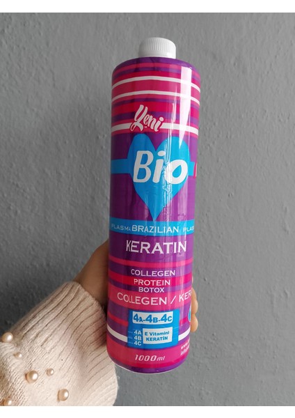 Bio Brezilya Fön Keratini Mor 1000 ml ( Kıvırcık Saçlar )