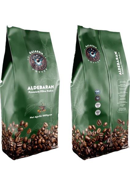 Aldebaran Premium Filtre Kahve Çekirdekleri 1000G (%100 Arabica)