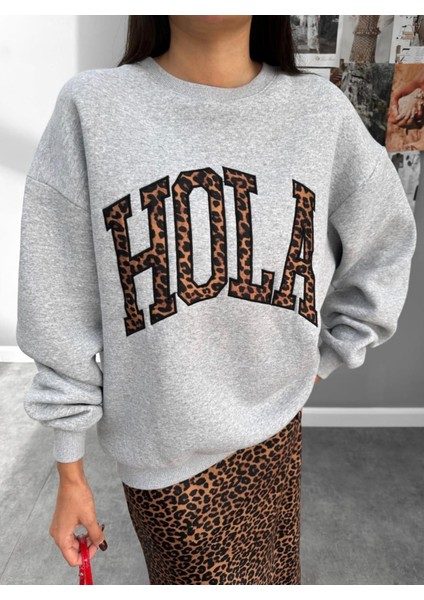Üç Iplik Şardonlu Hola Sweatshirt