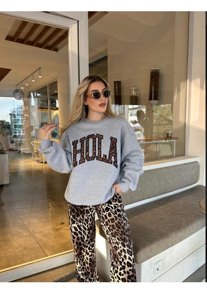 Üç Iplik Şardonlu Hola Sweatshirt