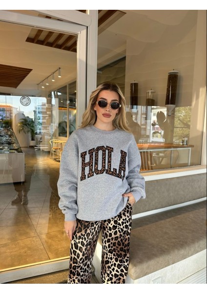 Üç Iplik Şardonlu Hola Sweatshirt