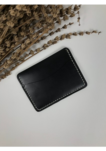 Kartlık Siyah Renk Hakiki Deri Unisex