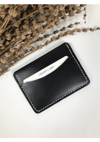 Kartlık Siyah Renk Hakiki Deri Unisex indirimleri