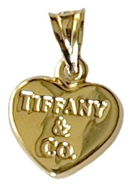 Tiffany Model Küçük Altın Kolye Ucu