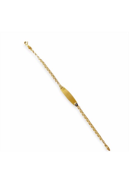 Nazar Boncuklu Model Hediyelik Altın Künye