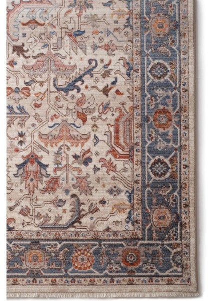 7/24 Vintage Tarzı 80 x 300 Toz Barındırmaz Viskon Yolluk Halı 1155-KMK fırsatları