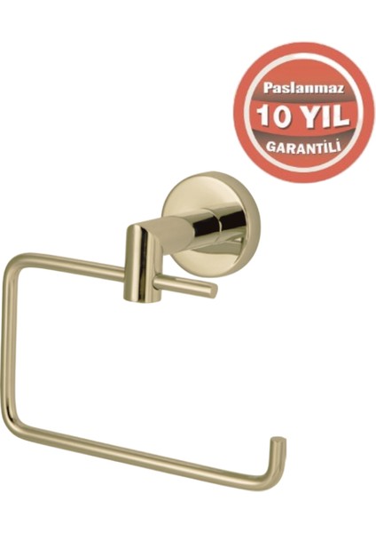 Paslanmaz Pirinç Flora Kağıtlık Kapaksız Altın Sarı Gold modelleri