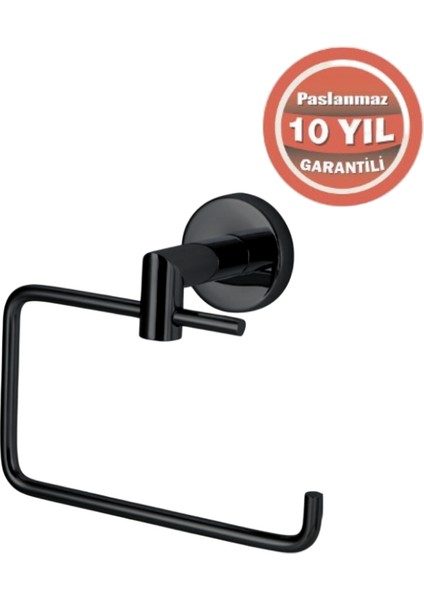 Paslanmaz Pirinç Flora Kağıtlık Kapaksız Mat Siyah modelleri