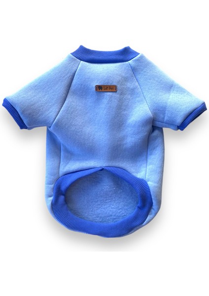 Mavi Polarlı Köpek T-Shirt