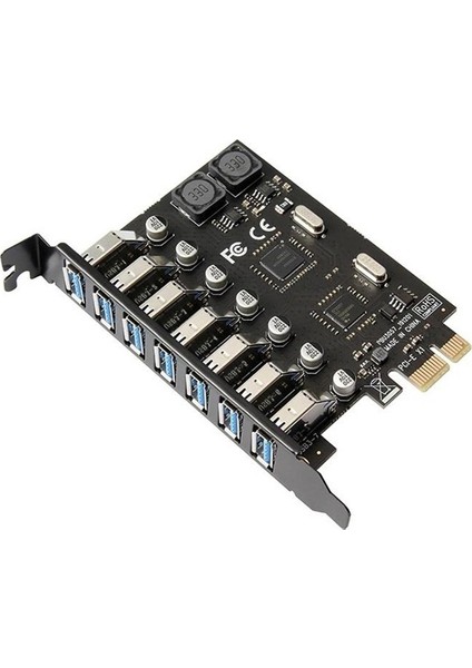 7 Port USB 3.0 Pci-E Express Kart Hub Çoklayıcı Çoğaltıcı