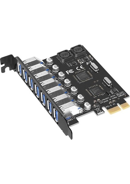 7 Port USB 3.0 Pci-E Express Kart Hub Çoklayıcı Çoğaltıcı