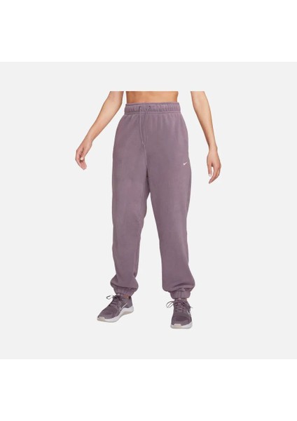 Therma-Fit One-Loose Fleece Training Kadın Yüksek Belli Polarlı Mor Eşofman Altı FB5578-536 fiyatları