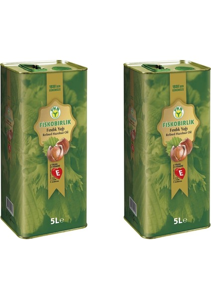 Fındık Yağı 5 lt (2 Adet)