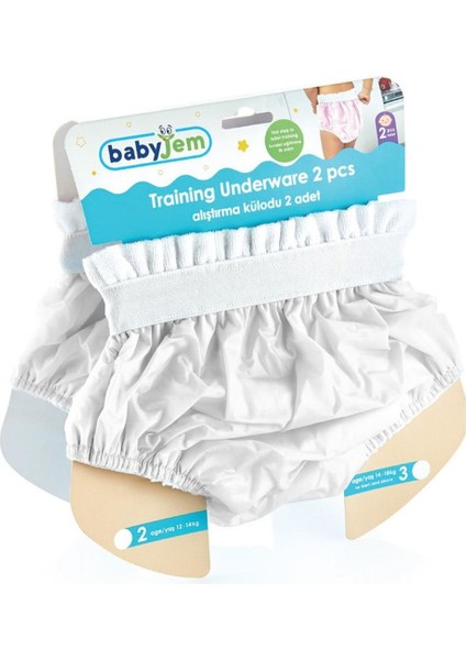 Babyjem Alıştırma Külodu Kutulu 2li 155 Beyaz fiyatları