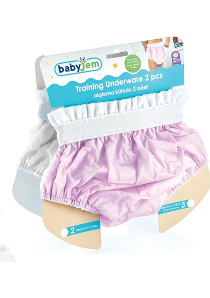 Babyjem Alıştırma Külodu Kutulu 2li 155 Pembe
