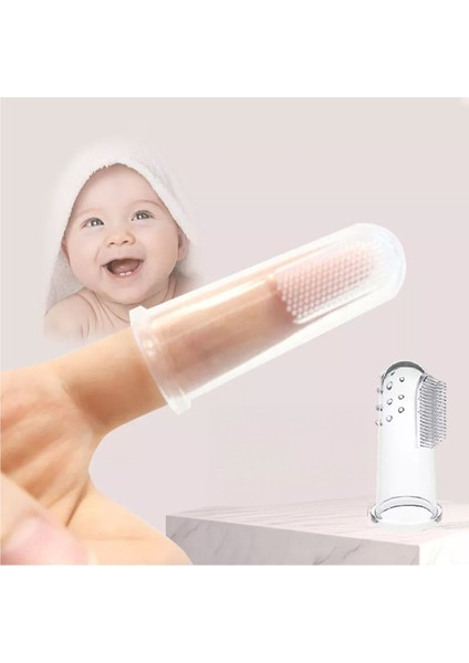 Slikon Bebek Diş Kaşıyıcı Diş Fırçası Şeffaf fiyatları