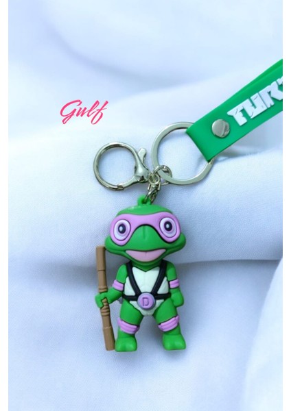 Ninja Kaplumağa Donatello 3D Büyük Boy Çift Anahtarlık