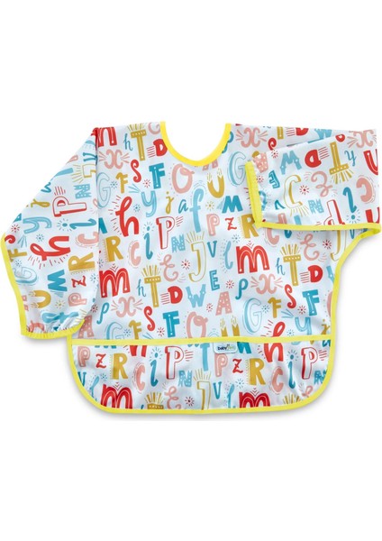 Babyjem Baskılı Blw Kollu Önlük 784 Harf Desen