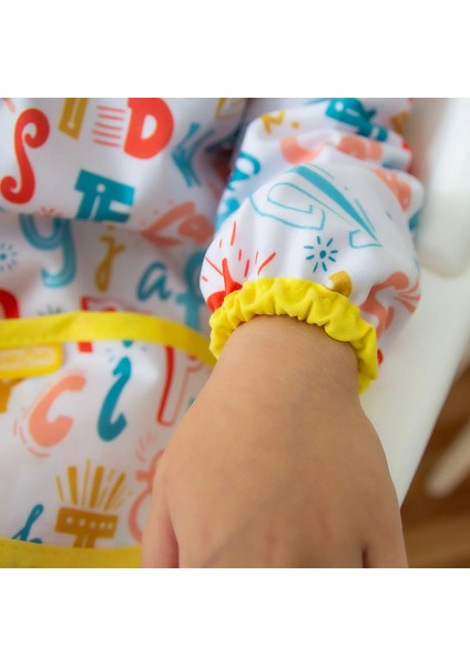 Babyjem Baskılı Blw Kollu Önlük 784 Harf Desen indirimleri
